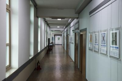 삼성초등학교 구 교사(현 한밭교육박물관) 2층 복도