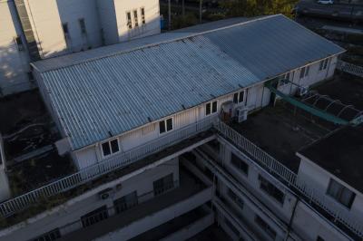 구 광주적십자병원 건물 옥상