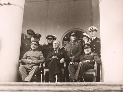 테헤란 회담의 스탈린, 루즈벨트, 처칠
