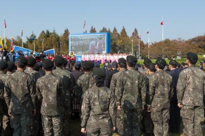제10회 턴투워드부산 유엔참전용사 국제추모식 참석 군인들
