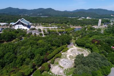 독립기념관 조선총독부 철거 부재 전시 공원