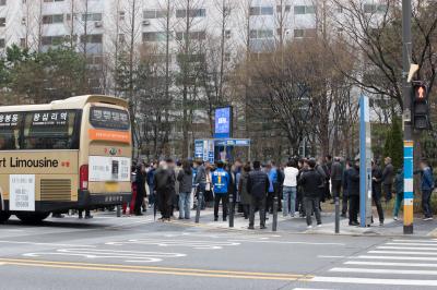 제22대 국회의원선거 서울 중구성동구갑 기호 1번 전현희 후보 출정식 전경