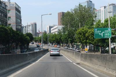 서울역 고가도로 이정표
