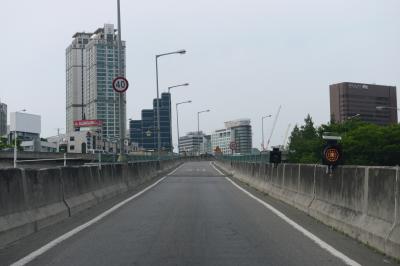 서울역 고가도로 점멸등