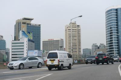 서울역 고가도로 모습