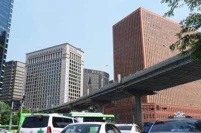 서울역 고가도로 모습