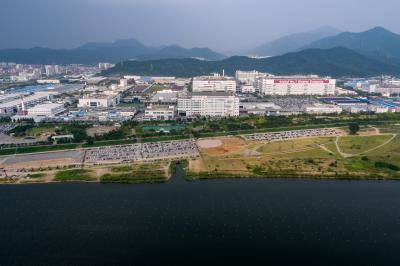 구미국가산업 3단지와 낙동강