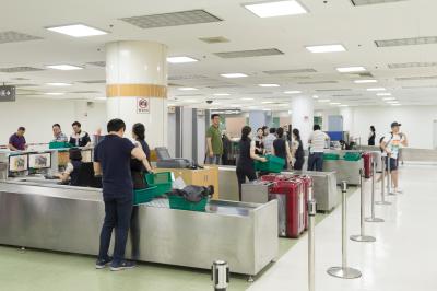 김포국제공항 국제선 수하물검사소