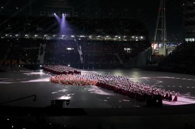 올림픽 개회식 장고춤 공연