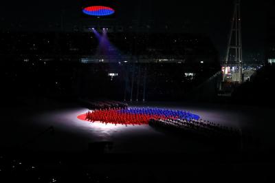 올림픽 개회식 장고춤 공연