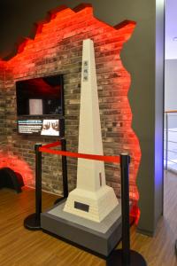 칠보수력발전소 역사관 충혼탑 모형