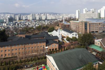 거룩한 말씀의 수녀회 성당 항공사진