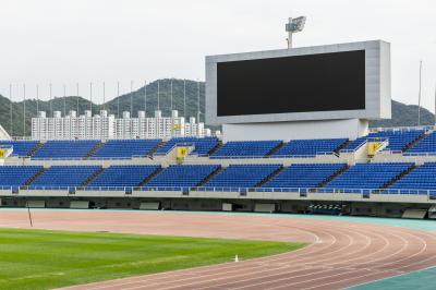 광주월드컵경기장과 S구역 스크린