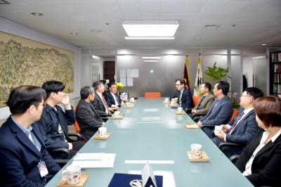 서울역사박물관 - 충청남도역사문화연구원 업무협약 체결식 전경