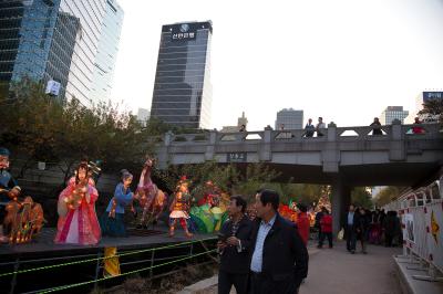 2014 서울빛초롱축제 청계천 장통교 풍경