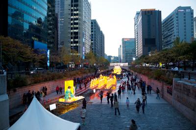 2014 서울빛초롱축제 청계천 전경