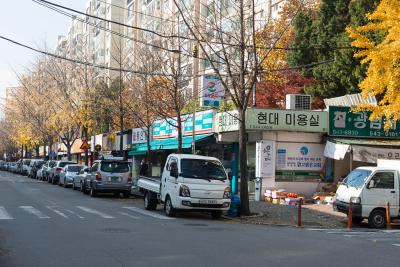 압구정 현대아파트 단층 상가