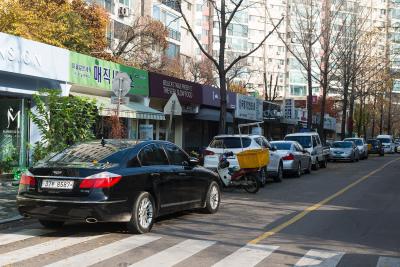 압구정 현대아파트 단층 상가