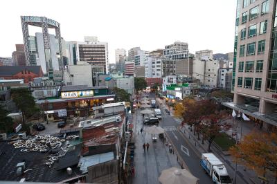낙원악기상가 주변 골목과 인사동 전경