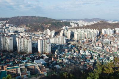 서대문구 홍은동과 홍제동 일대의 내부순환도로