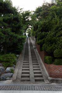 3.1운동길 초입 오르막길 전경