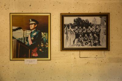 노태우 전 대통령 생가 바깥채 사랑방 벽면