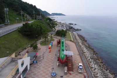 강릉통일공원 북한잠수함 항공사진