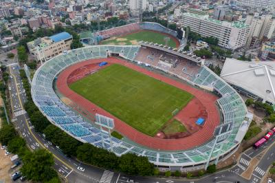 구덕운동장 항공사진