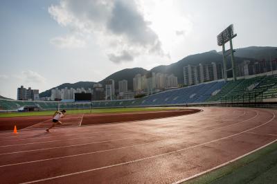 구덕운동장 주경기장 육상트랙