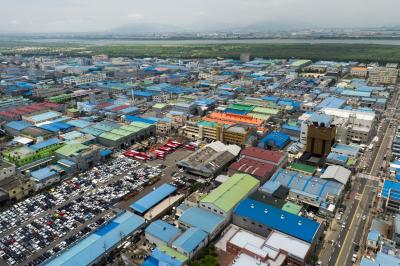 사상공업단지 전경 항공사진