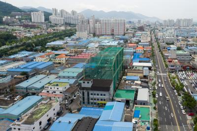 부산사상공업단지 전경 항공사진