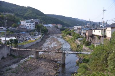 오십천과 주변 건물