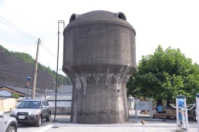 도계역 급수탑 정면