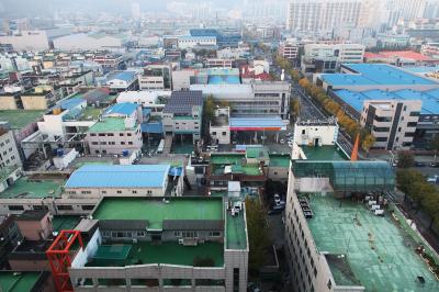 주안국가산업단지 공장 전경