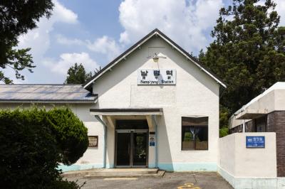 나주 구 남평역 현관