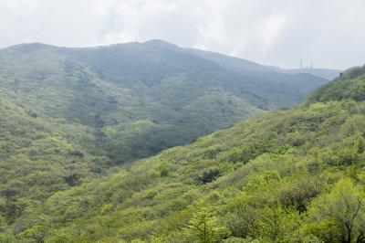 지리산 반야봉과 노고단 송신소