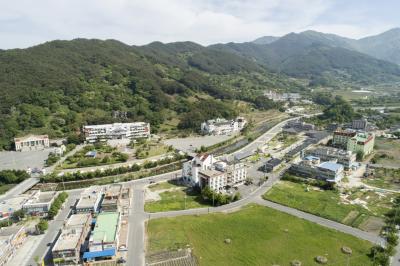지리산 온천지구 항공사진