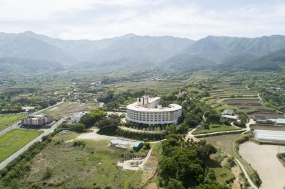 지리산 온천지구 항공사진