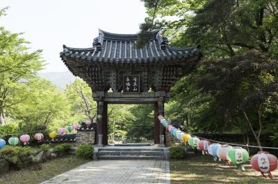 지리산 천은사 일주문