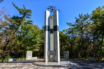 무오 법정사 항일운동 발상지 상징탑 전경