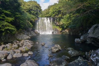 중문관광단지 천상연 폭포