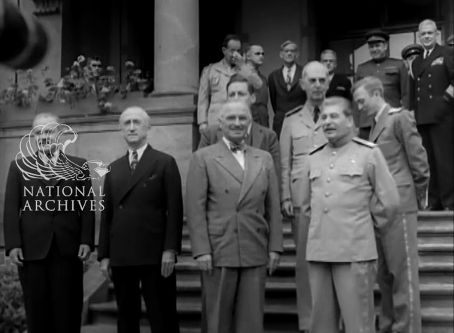 포츠담 회담 대표 기념 촬영