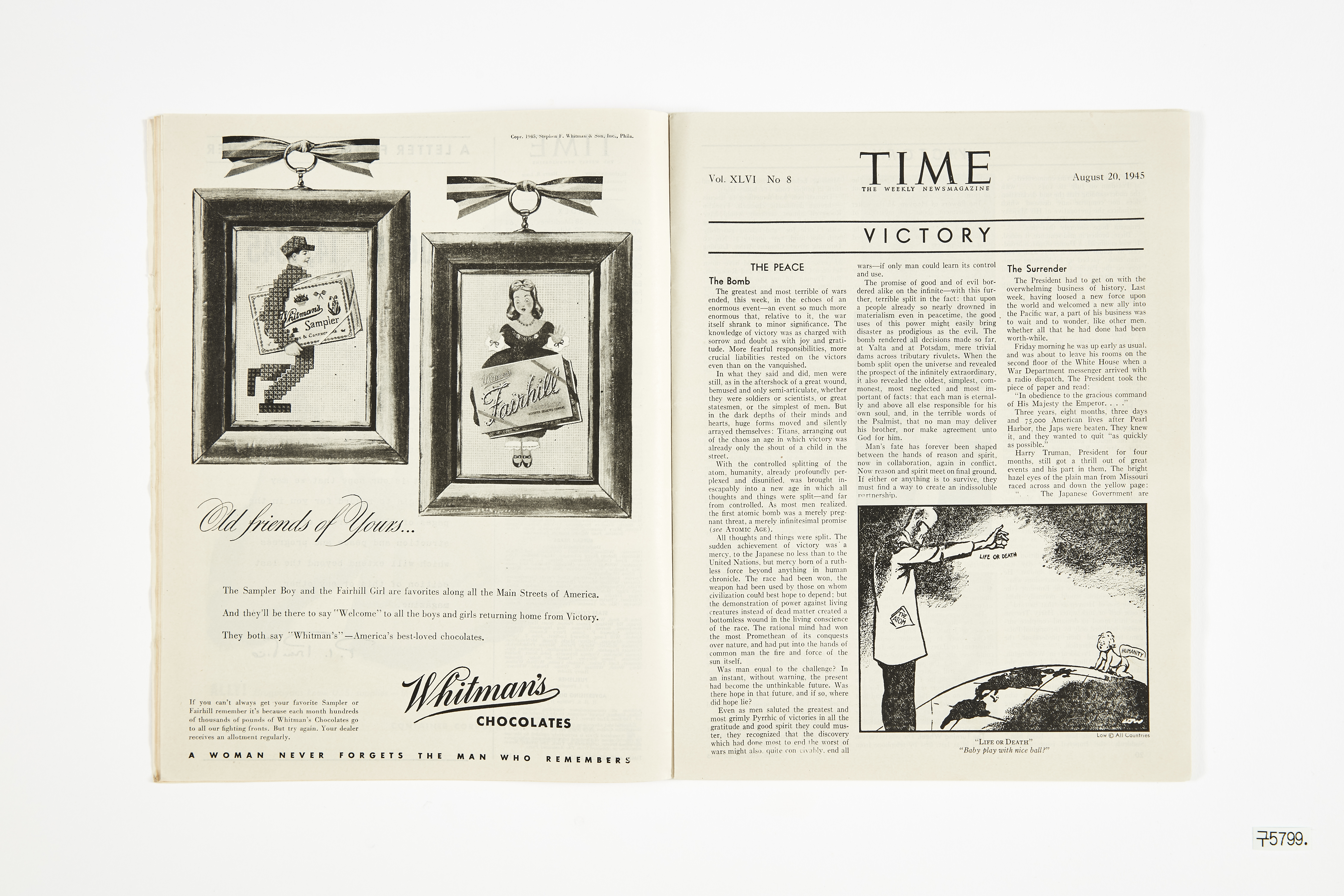 Time 1945년 8월 20일호