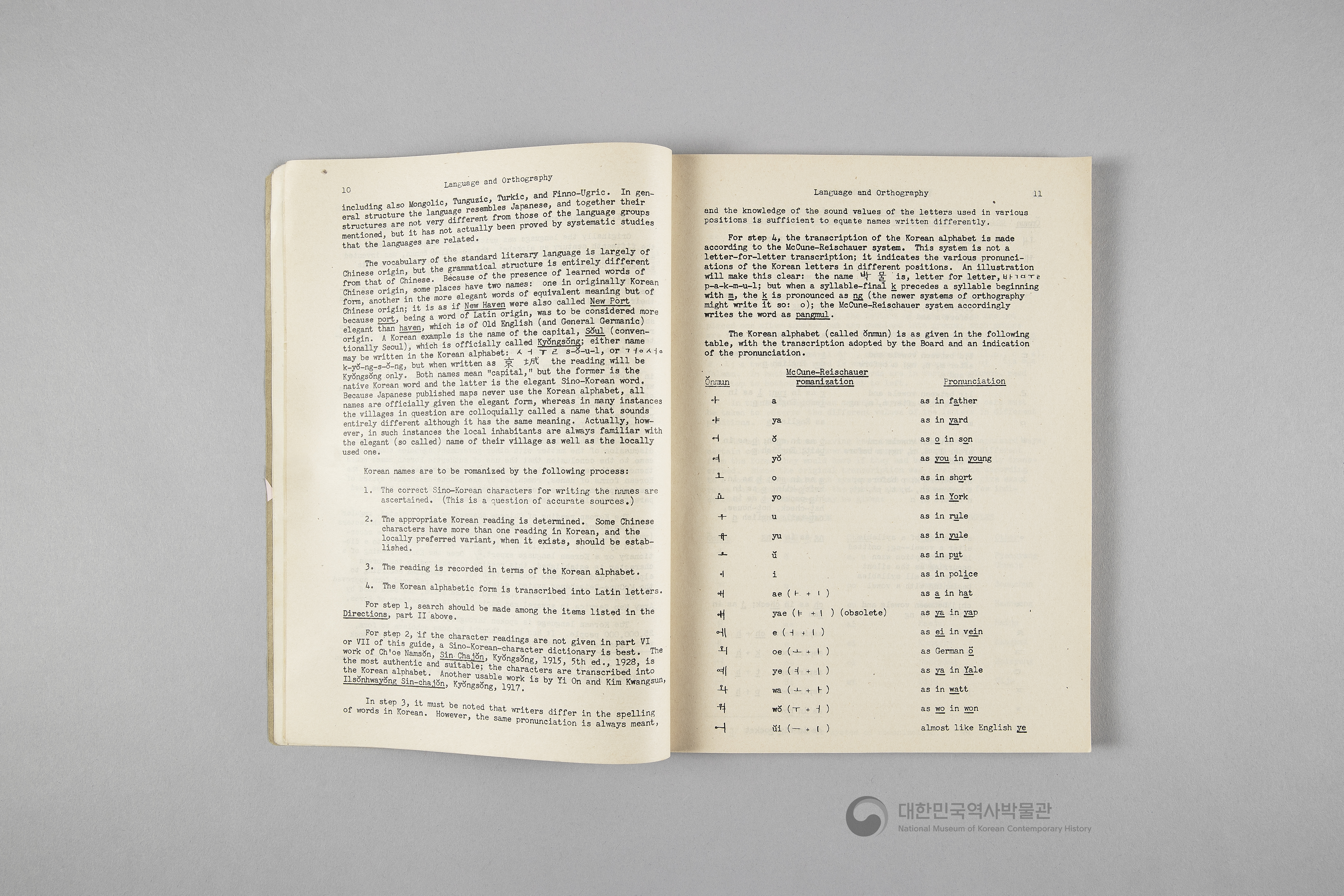 조선의 지명 안내서