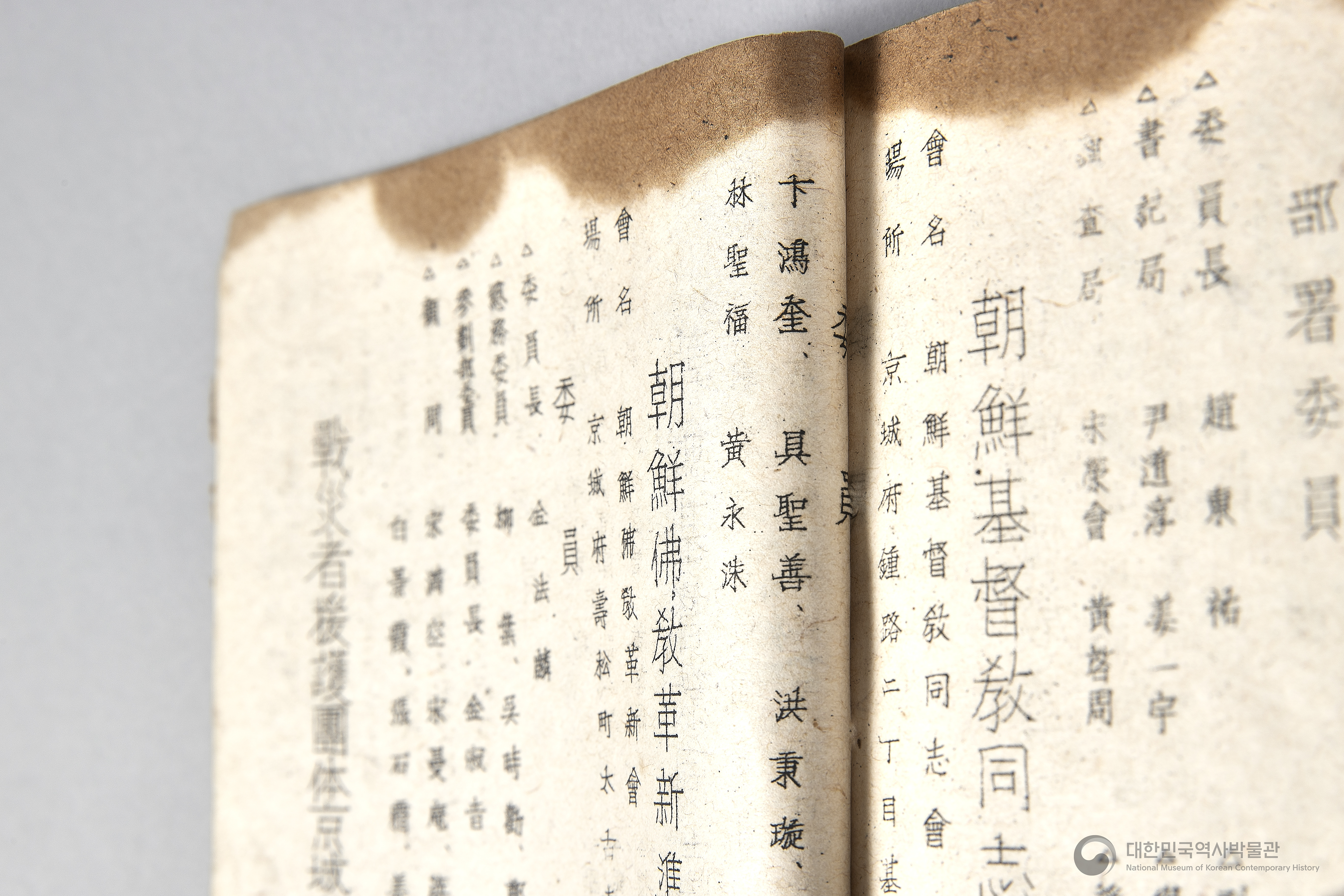 각 정당, 각 단체 해설