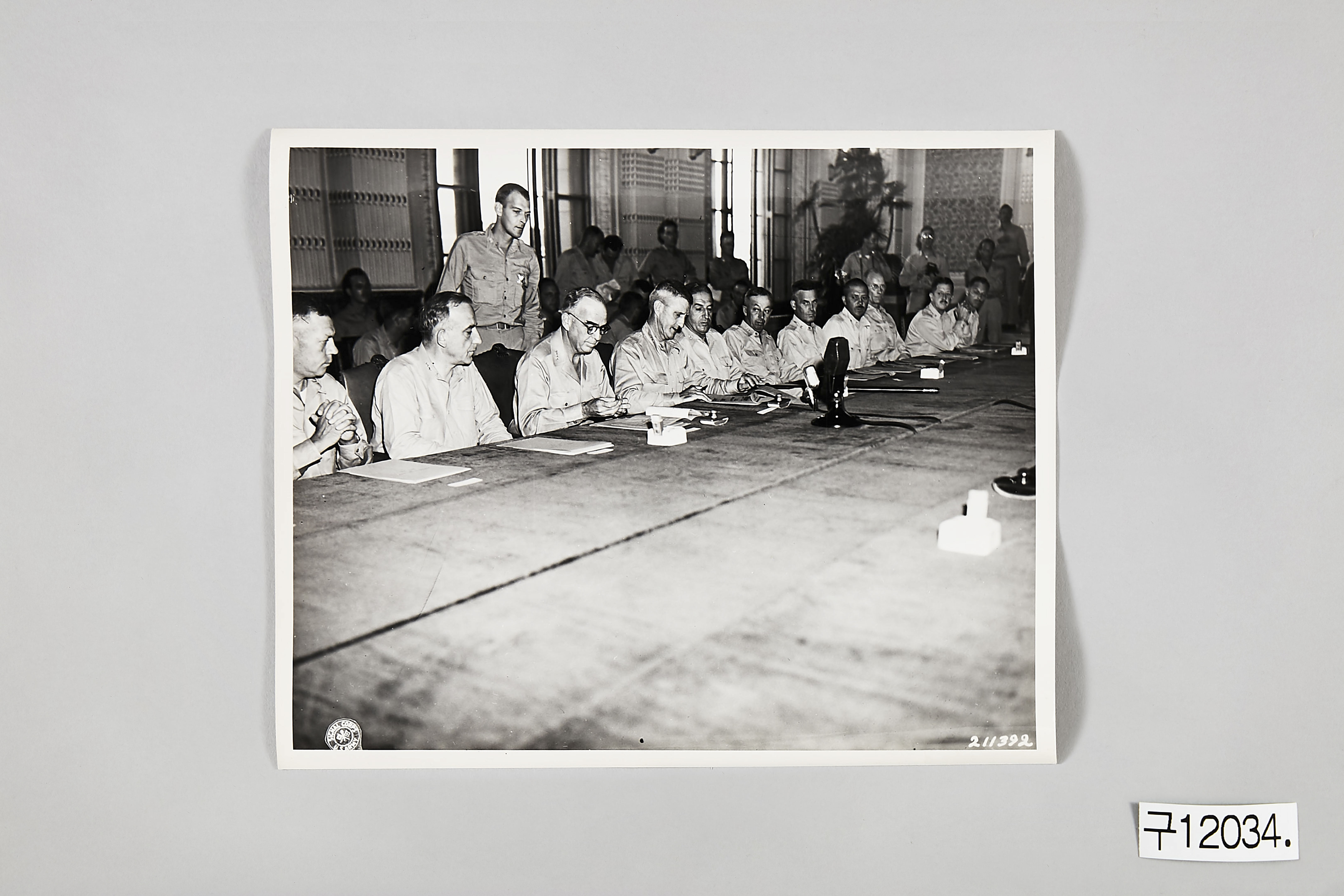 일본 항복문서 조인식 사진