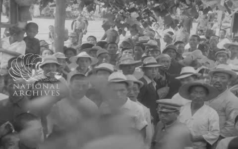 연합군을 환영하는 서울 거리