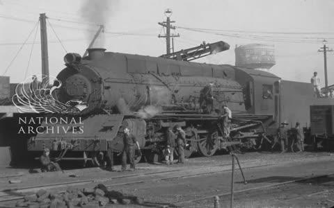 해방 후 서울역 풍경