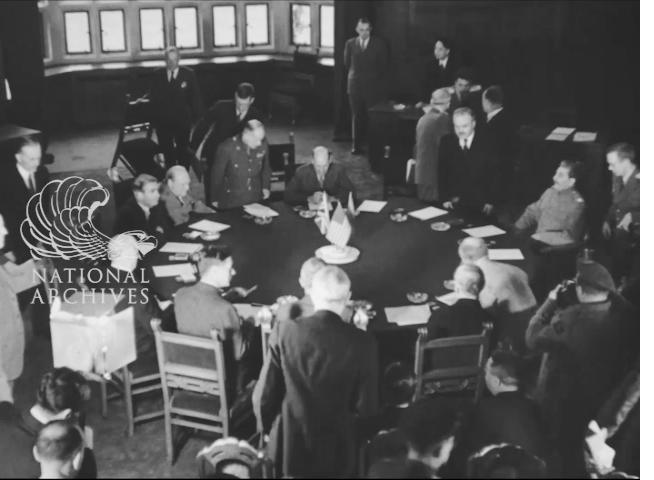 포츠담 회담 각국 대표단