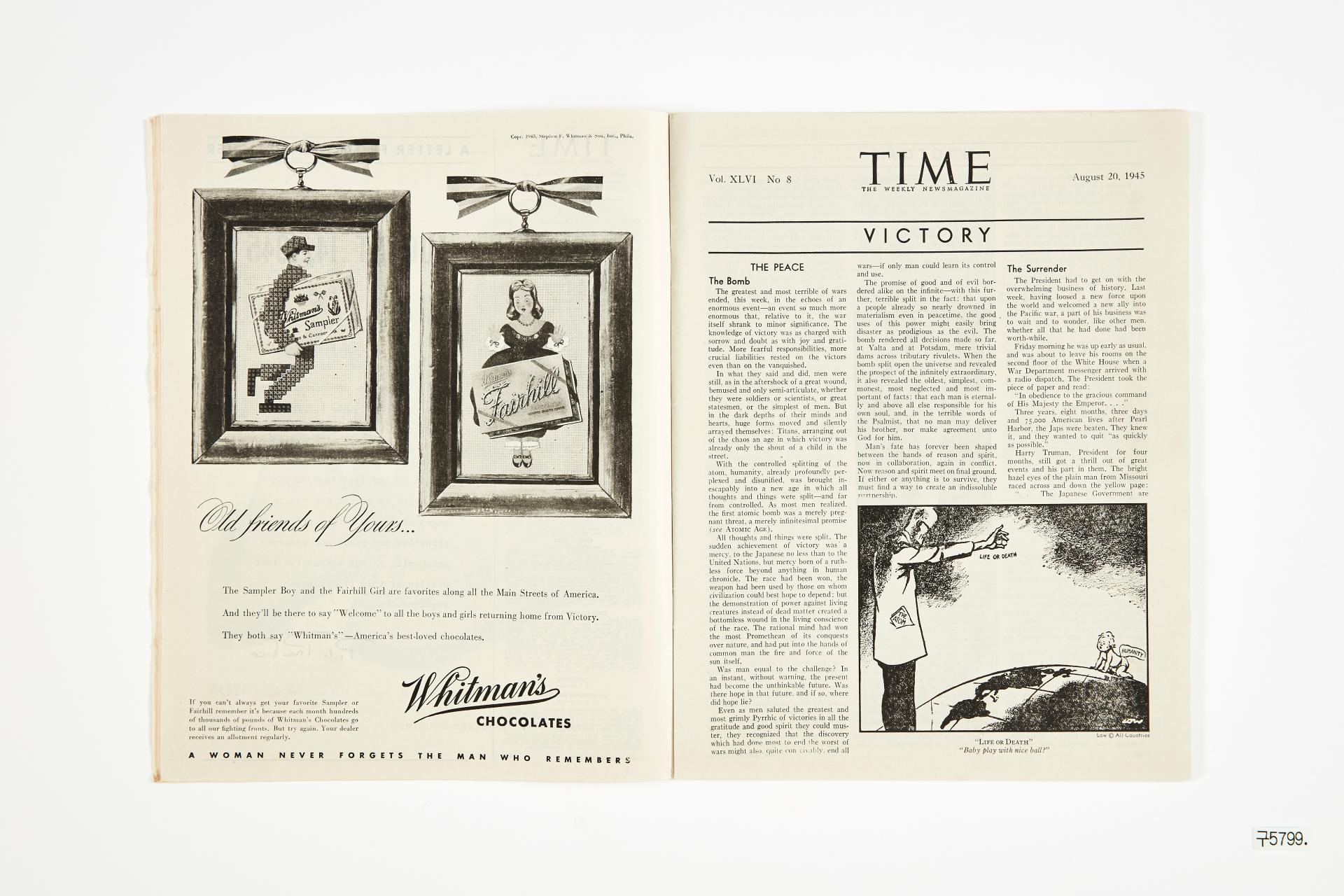 Time 1945년 8월 20일호